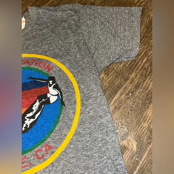 Aviator Nation Signature Gray Tee Venice, California Size Medium - Picture 2 of 8